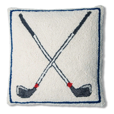 Crossed Golf Clubs Pillow - Creations and Collections