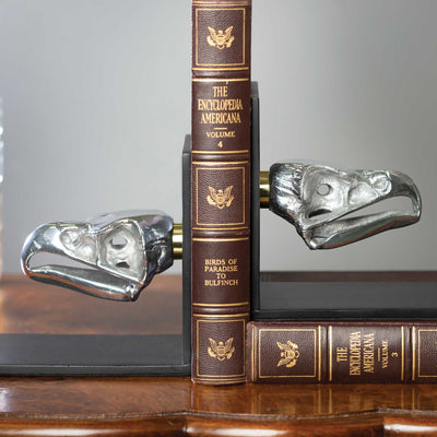 Eagle Skull Bookends - Femail Creations