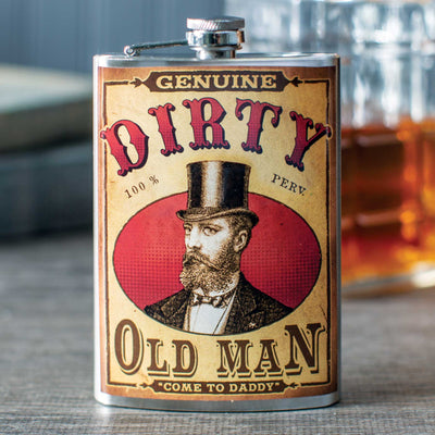 Dirty Old Man Flask - Femail Creations