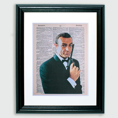 James Bond Framed Print - Femail Creations