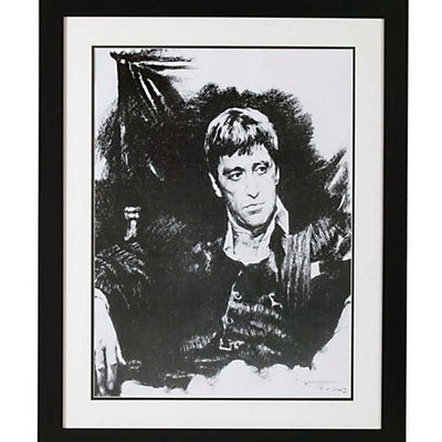 Framed Print Of Al Pacino As Scarface - Creations and Collections