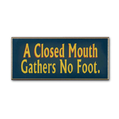 Closed Mouth Sign - Femail Creations